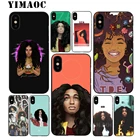 YIMAOC SZA Singer Мягкий ТПУ Черный силиконовый чехол для iPhone X или 10 8 7 6 6S Plus 5 5S SE Xr Xs Max