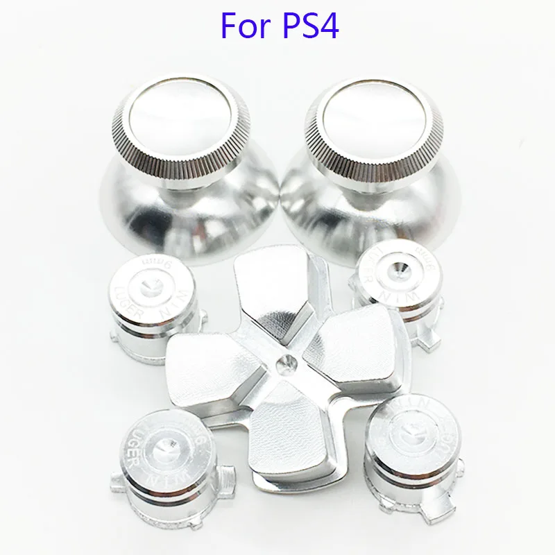 Для Dualshock 4 PS4 Pro тонкий контроллер красные металлические аналоговые палочки алюминиевые Dpad кнопки действия для Playstation 4 геймпад