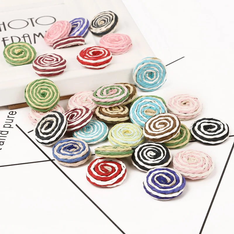 Джутовая пеньковая Плетеный соломенный спиральный шар диаметром 22 мм