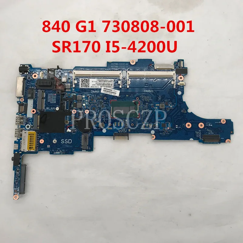 Бесплатная доставка материнской платы для ноутбука 840 850 G1 730808 001 601 6050A2560201 MB A03 W/