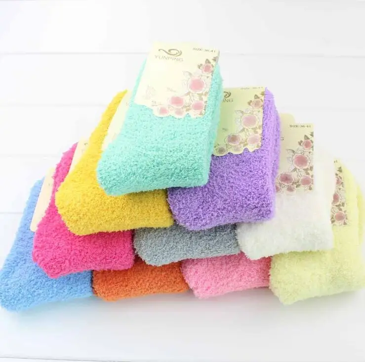 Махровые носки по щиколотку Плотные теплые махровые эластичные короткие для