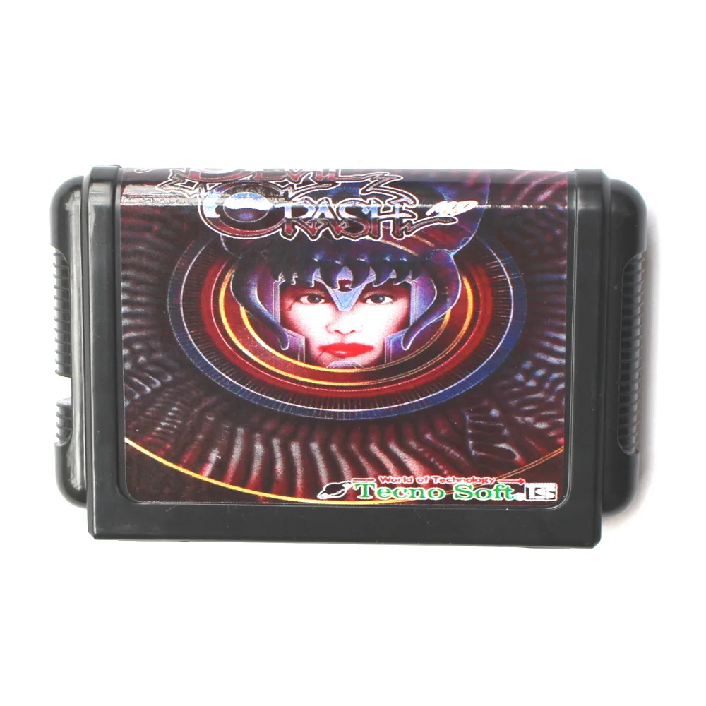 Дьявол аварии игровой картридж новые 16 бит карточная игра для Sega игры Mega Drive / Genesis