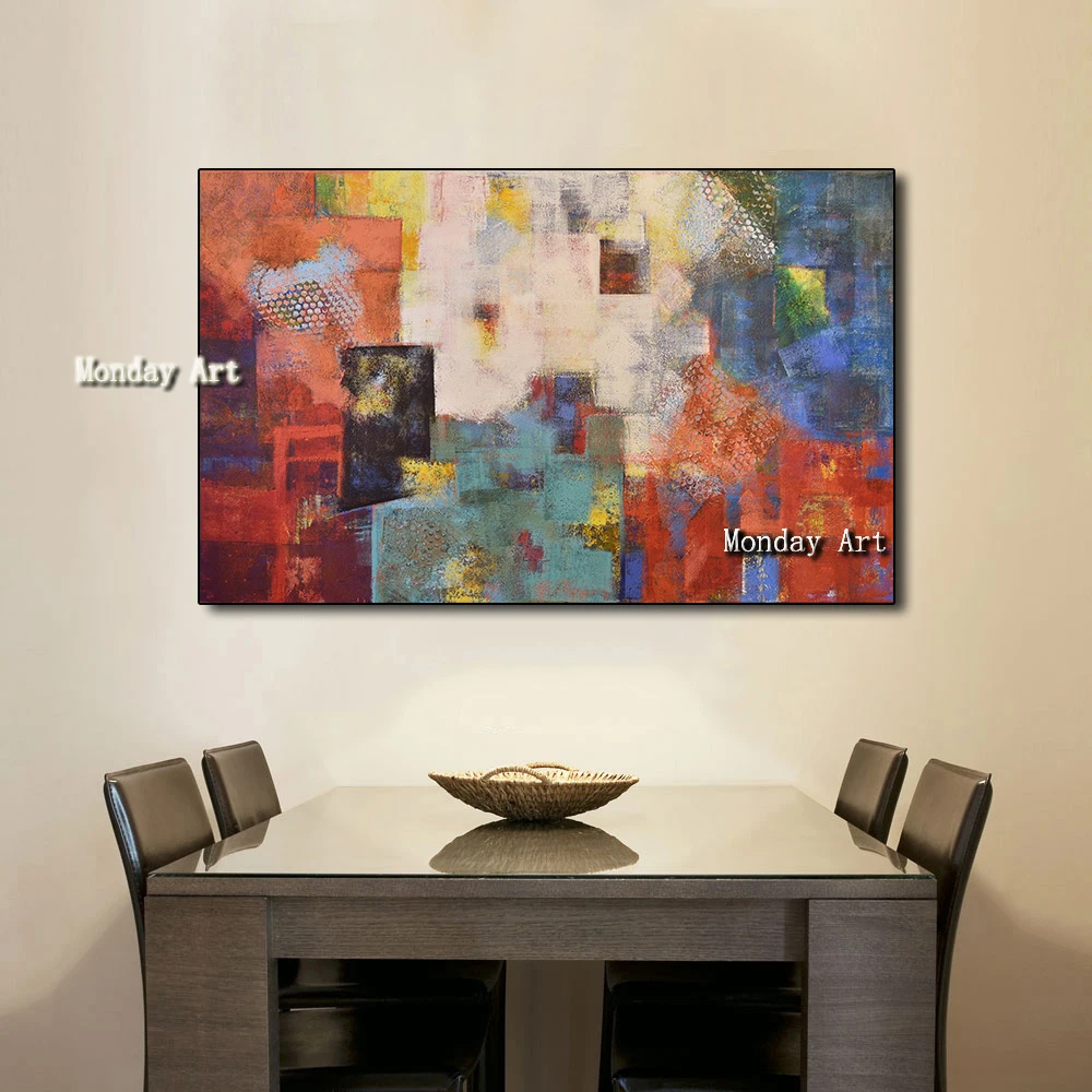 

Professional Artist Handmade High Quality Light abstract Oil Painting on Canvas Abstract Picture wall Art Painting for bedroom