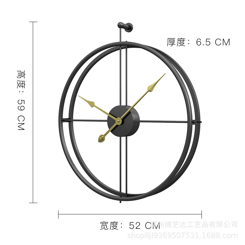 Скандинавские креативные короткие большие настенные часы кухонные Декор для