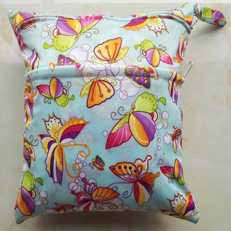 Сумка для подгузников с принтом животных 56 стилей на молнии водонепроницаемая