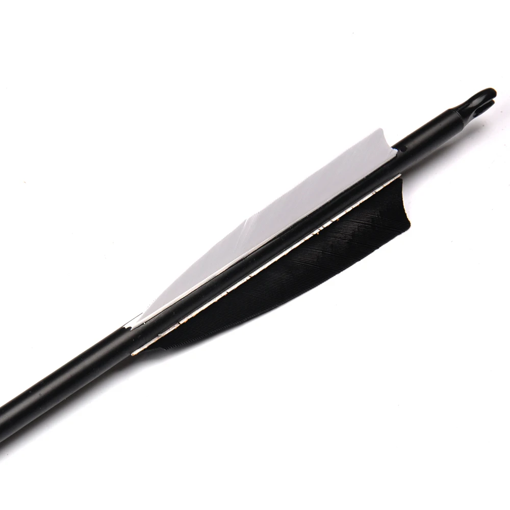 Стрелы из углеродного волокна с черно белыми стержнями 550 6/12/24 шт.|carbon shaft arrow|carbon