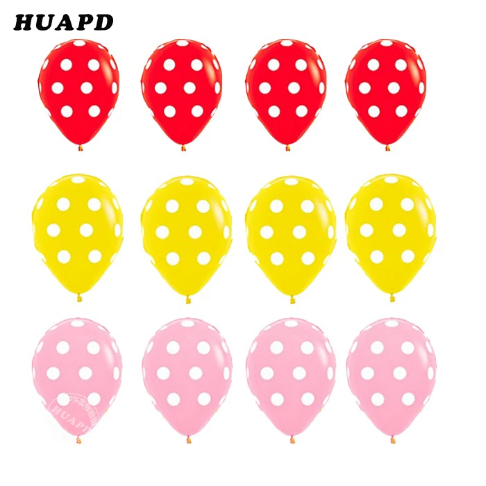 Воздушные шары 12 дюймов Премиум черный и ягодный розовый со сплошным принтом