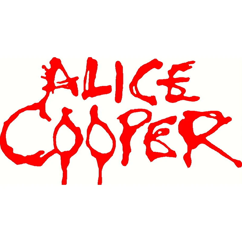 Виниловая наклейка на окно или бампер для Alice Cooper рок-ролл модные персональные
