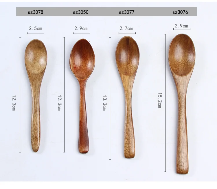 Высококачественная натуральная деревянная ложка кухонные аксессуары ручной