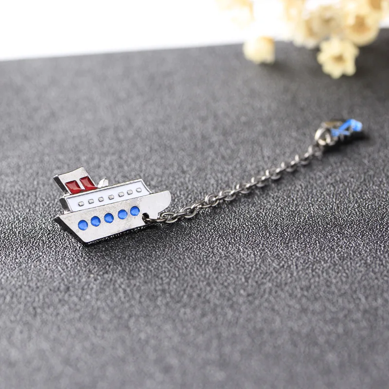 Высококачественная мультяшная брошь японский милый кот рыба лодка якорь корабль