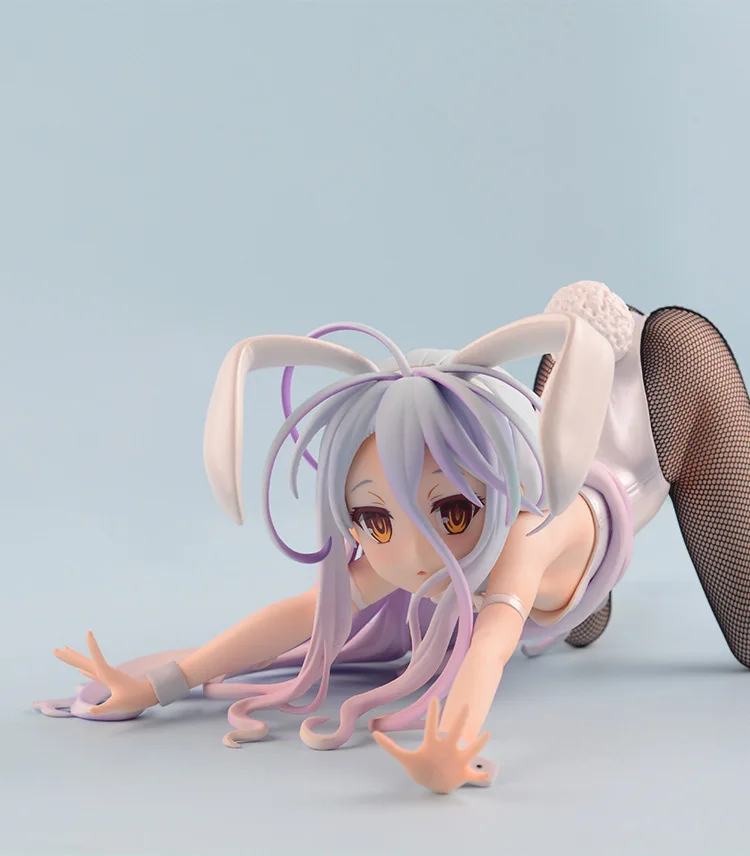 Аниме Нет игры нет жизни фигурку Широ Bunny Girl 1/4 весы сексуальная модель куклы
