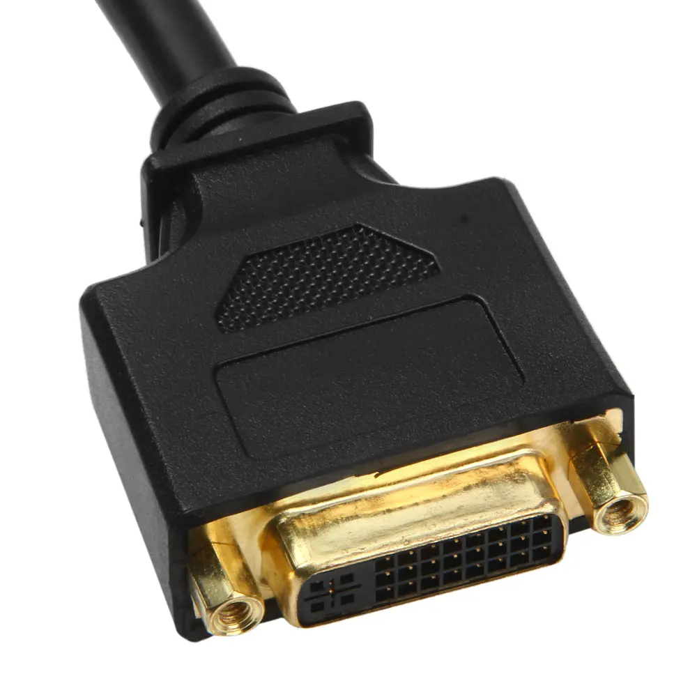DVI Женский HDMI Мужской адаптер конвертер кабель для ПК ноутбука HDTV 10