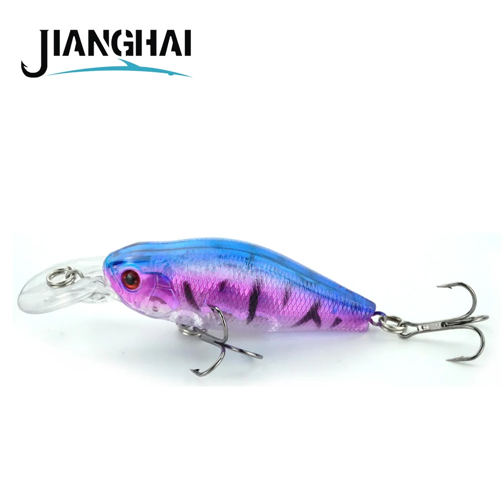 JIANGHAI crankbaits рыболовная приманка 70 мм 8 г искусственная жесткая кривошипная