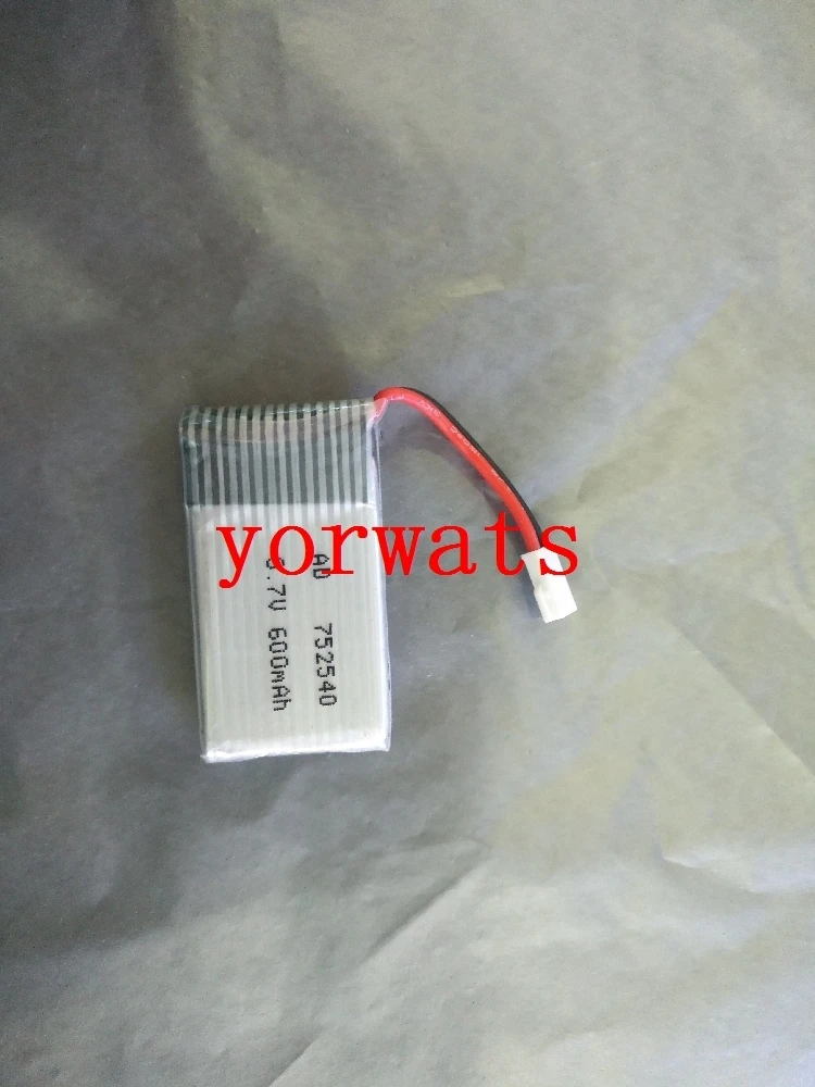 New Hot A Rechargeable Li-ion Cell 3.7V polymer lithium battery airmode high rate 752540 600mah- with plug direct sales | Электроника