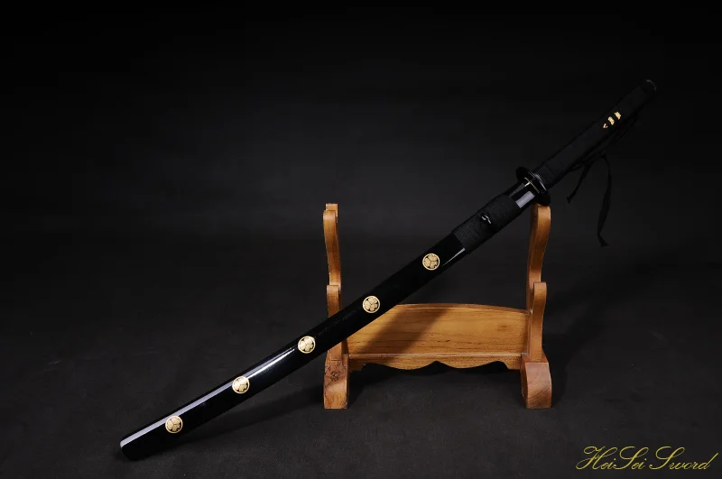 Лидер продаж ручной ковки Катана T10 Сталь глины закаленное Сакура меч самурая