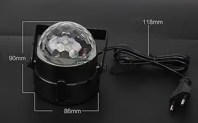 

LED Lighting Rotating Lamp Disco Party Bar Effect Lights Stage + Remote Control Festive Glow Party Supplies