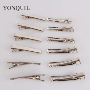 200 шт.лот новые металлические зажимы и зажимы для брошей в виде зажимов для девочек 40 мм женские зажимы для крокодиловых зажимов зажимы для волос сделай сам