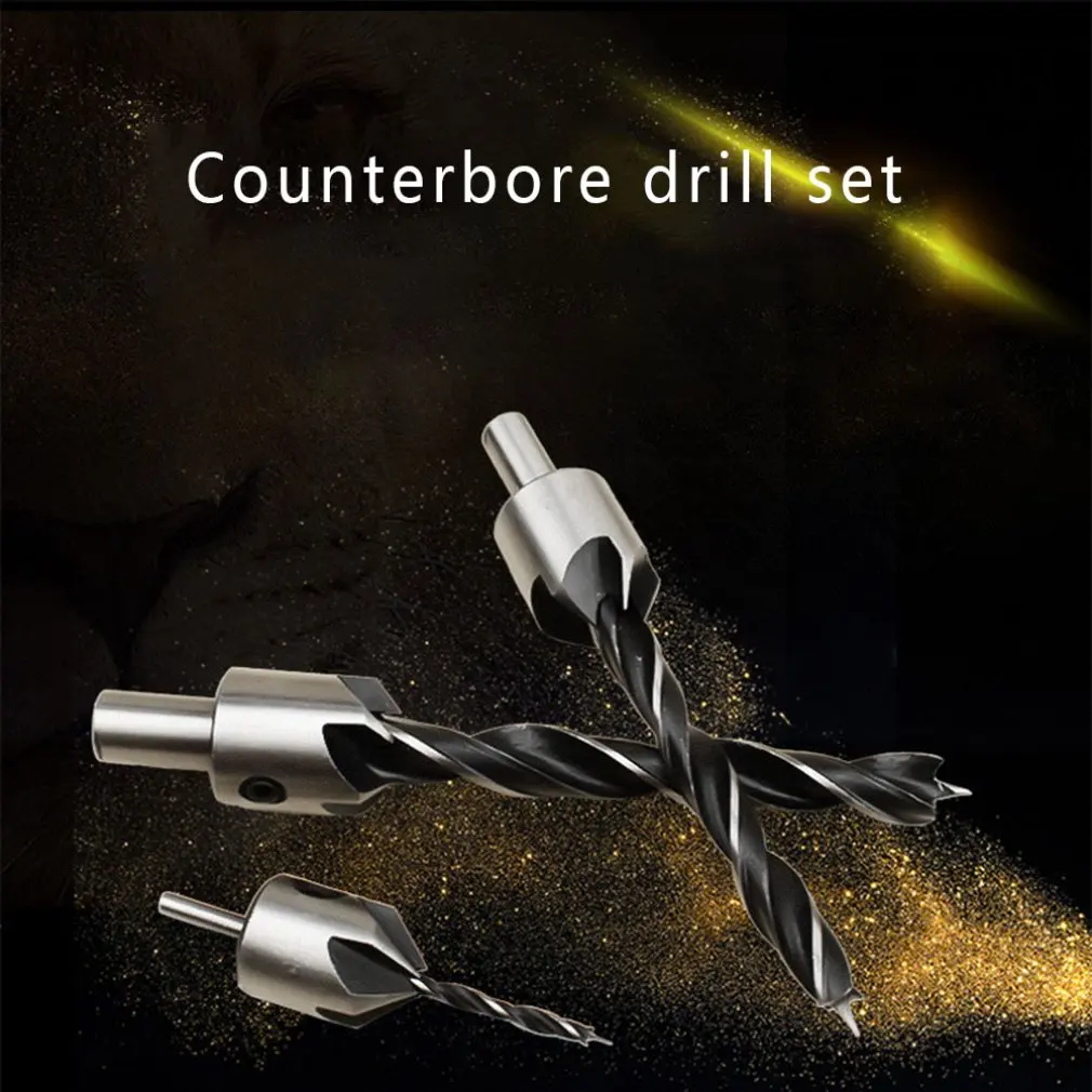 Набор сверл для зенковки деревообрабатывающее сверло фаски инструмент 3 10