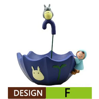 Design F YeFine смоляные горшки для цветов декоративные Мультяшные животные зонтик кашпо для суккулентных растений цветочный горшок в саду горшки для бонсая для домашнего сада - Цвет: Design F