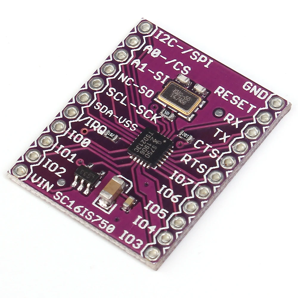 CJMCU-750 SC16IS750 Одноместный UART с I2C-bus/SPI интерфейсный модуль | Электронные компоненты и