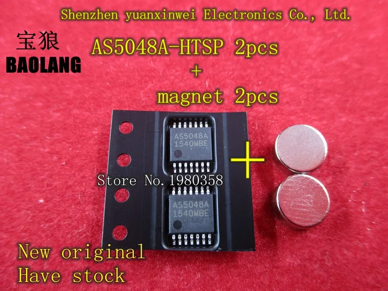 5 шт. оригинальные и новые модели SSOP14 с магнитом в наличии AS5048A AS5048 magnet magnet magnet