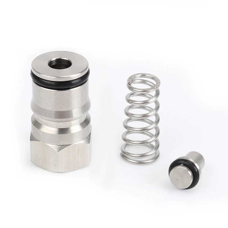 liquid ball lock Новое обновление 304 Тип Корнелиуса бочонок шариковый замок& Poppet внутренняя резьба газ+ жидкость 19/3"-18 Высокое качество - Цвет: liquid ball lock