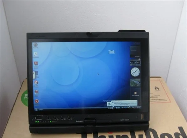 Программное обеспечение для BMW ICOM A2 RHEINGOLD HDD установленный на сенсорном экране X201