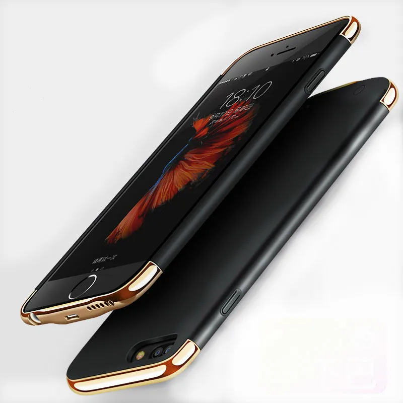 Великолепный чехол для внешнего зарядного устройства для iPhone 6, 6s, 6plus, 6s plus, портативный чехол для внешнего аккумулятора