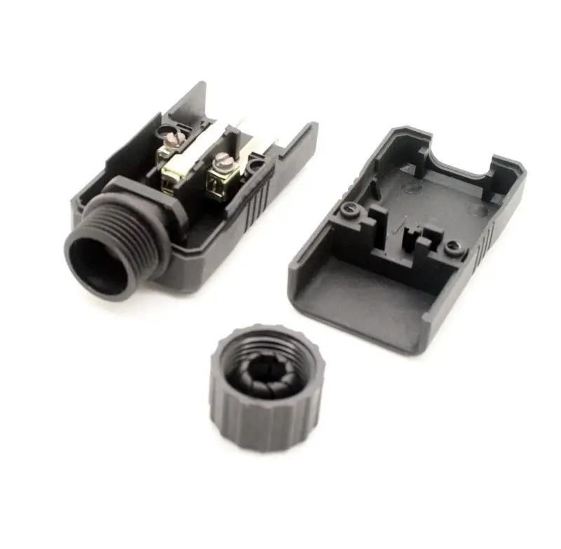 Отсоединяемый кабель питания 2 шт. Rewirable штекер 320 C20 разъем 16A/250 В|c20 connector|rewireable