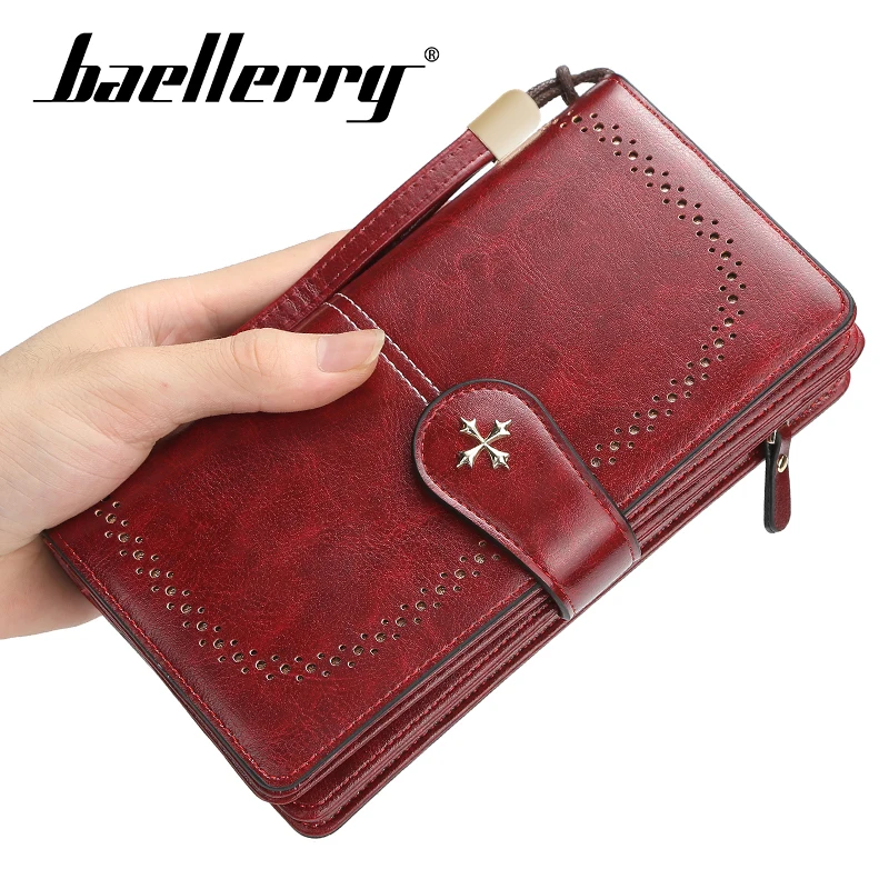 

Baellery 5 Color Women Wallet Zipper Fashion Female Wallet Purse Multifunction Women's Purse Card Holder Money Bag Long Wallet