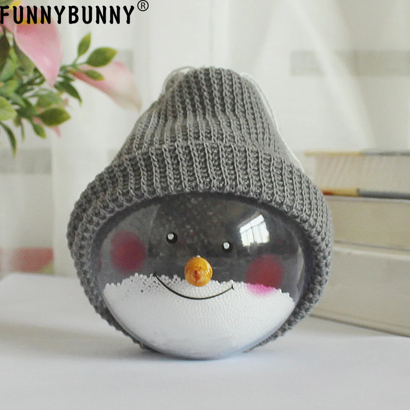 FUNNYBUNNY креативная кукла прозрачный Снеговик мяч Рождественские подвесные