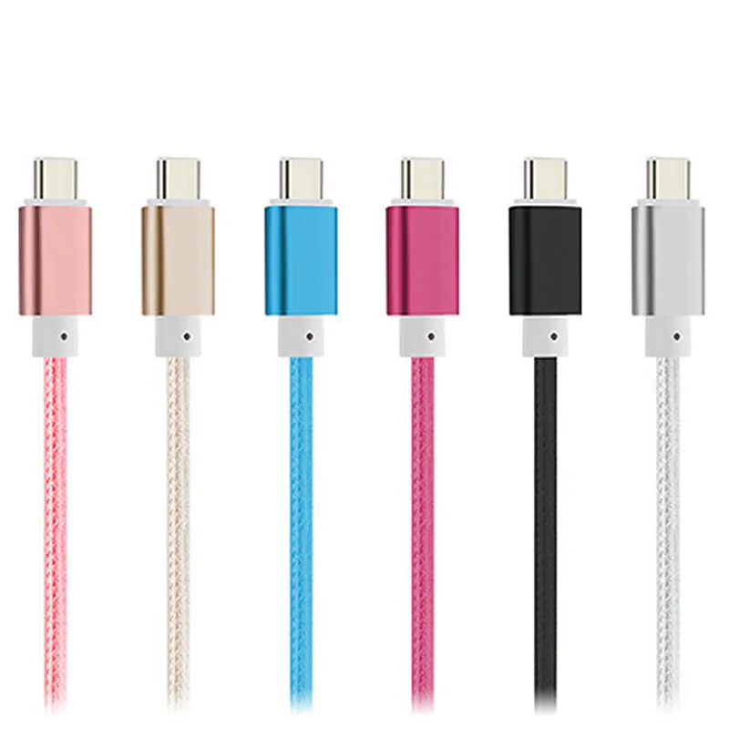 Плетеное нейлоновое Зарядное устройство USB 3 1 типа C для Nokia N1 xiaomi 5 6 4C Samsung Galaxy note 8 S8