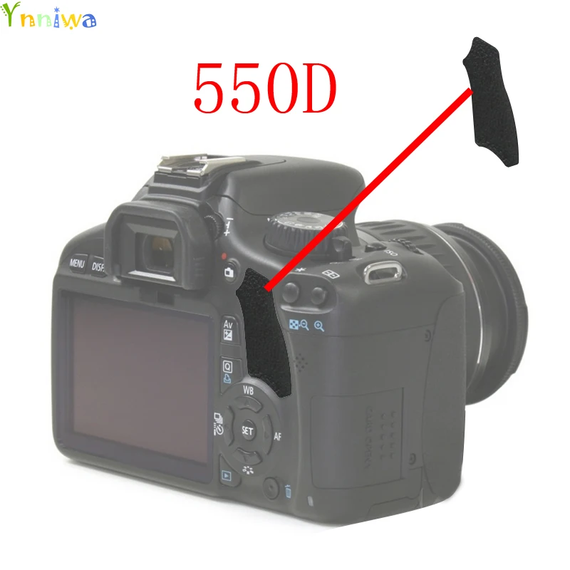 1-10pcs The Thumb Rubber Back cover DSLR Camera Replacement Unit Repair Part For CANON-EOS 550D | Электроника