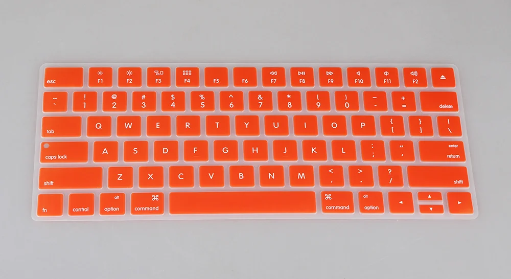 Силиконовая накладка на клавиатуру с английским алфавитом США защитный чехол