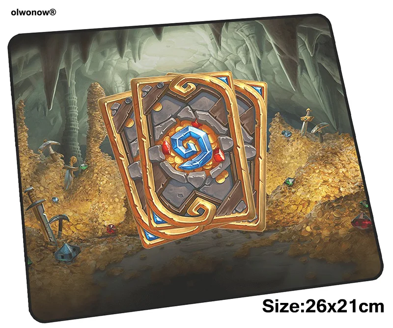 Коврик для мыши Hearthstone 26x21 см игровой коврик большой геймеров мультяшный