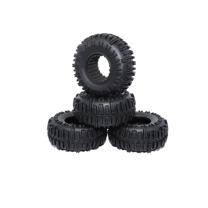 4 шт RC Гусеничный 2 дюймов шины/шины для 1/10 Рок осевой SCX10 RR10 90053 AX10 Рейф 90056 90045