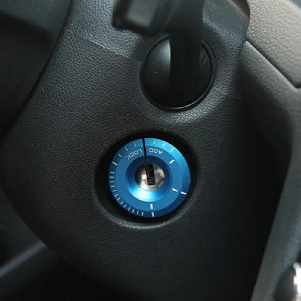 Стайлинг автомобиля запуск двигателя ЗАЖИГАНИЯ ВЫКЛЮЧАТЕЛЬ ключа замка крышка