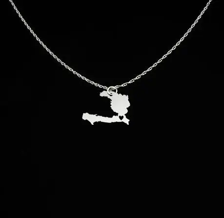 

Ожерелье в Гаити с персонализированным именем или буквами, медные украшения в Гаити, лучший рождественский подарок для мужчин и женщин YP4053