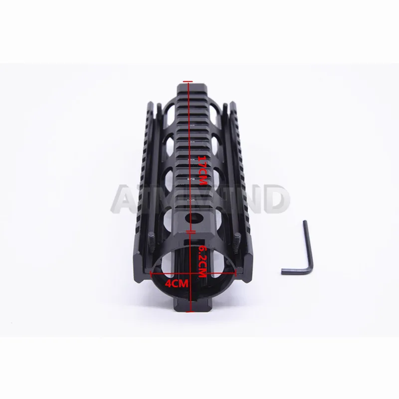 Тактический металлический страйкбол AR 15 M4 карабин ручной работы 6 7 дюймов RIS Quad Rail