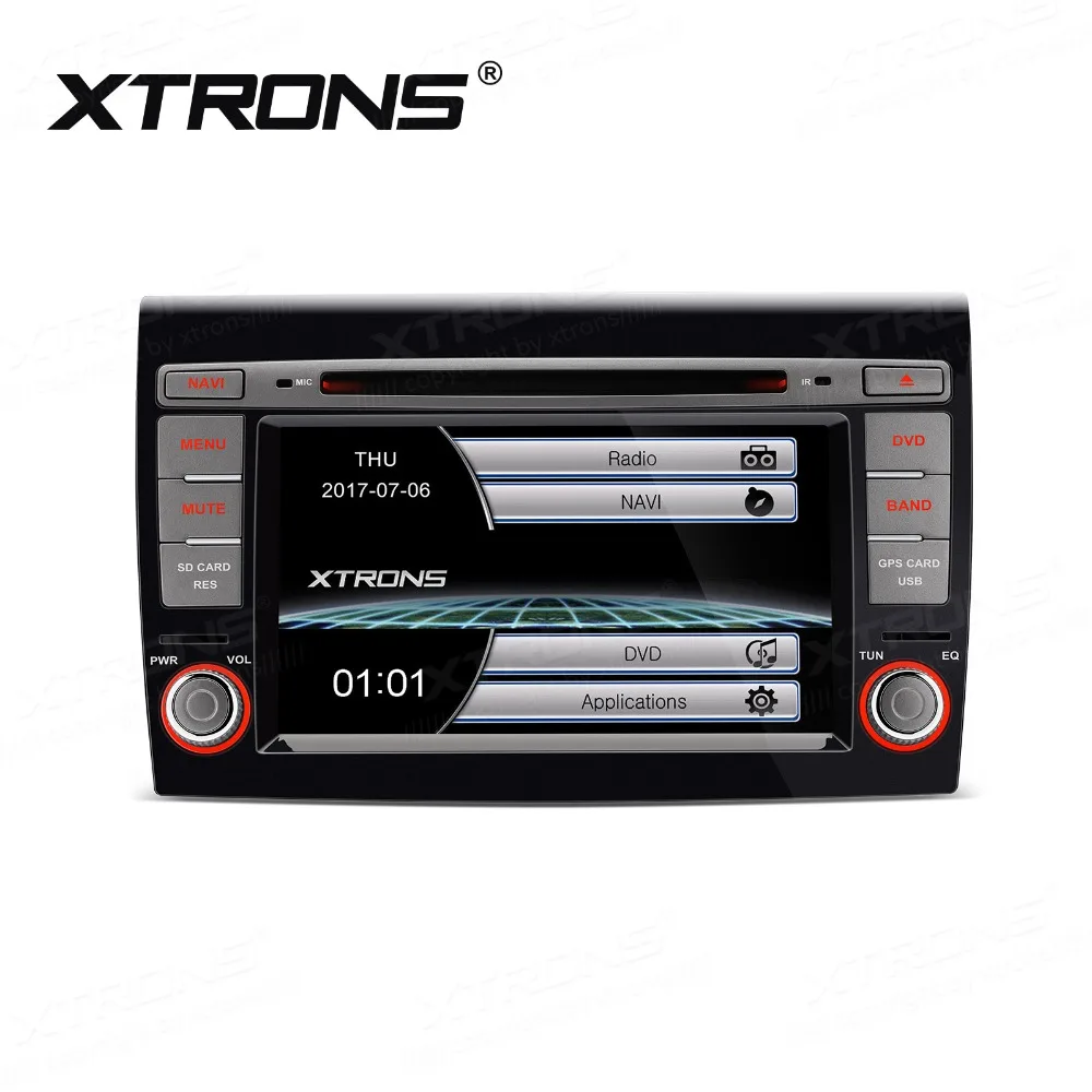 XTRONS 7 ''HD Touch автомобильный dvd-плеер с экраном 2 din радио GPS навигация для FIAT BRAVO 198