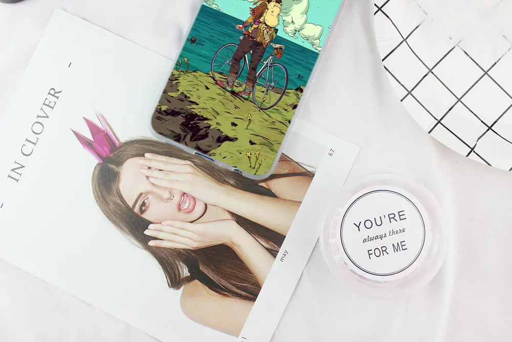 Велосипедный мягкий чехол из ТПУ для Huawei Honor 30 20 10 9 Lite 9a 8a 7a Pro 10X 10i 30s 20lite