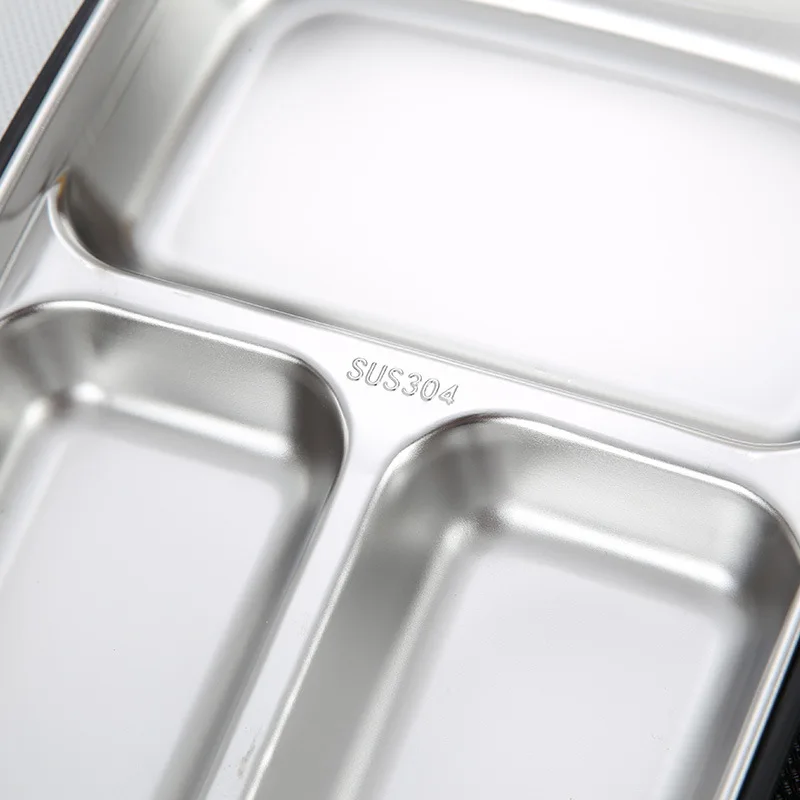 3/4 отсека 304 нержавеющая сталь японский Ланч бокс микроволновая печь Bento коробка