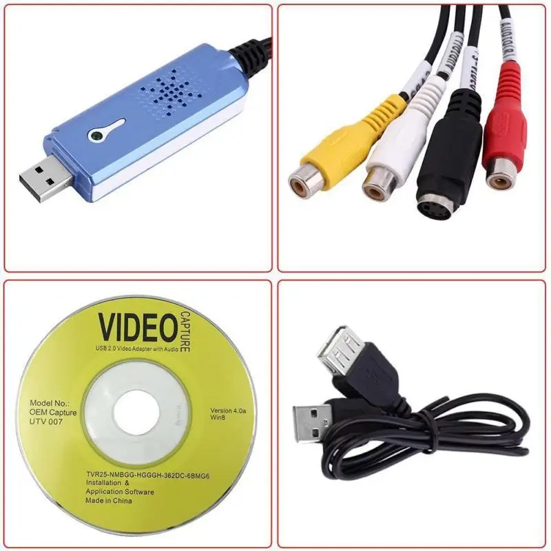 Hdmi кабель 2 0 USB конвертер аудио видео захват Захват адаптер для Win/XP/7/8/10 PAL провода