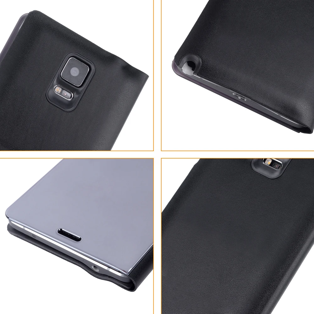 Откидной зеркальный чехол для телефона Samsung Galaxy Note 3 Galaxi Note3 SM N900 N9000 N9005 S с чипом