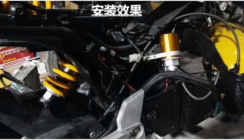 Универсальные воздушные амортизаторы 235 мм для мотоциклов Yamaha Kawasaki Z125 Honda MSX125 LC150