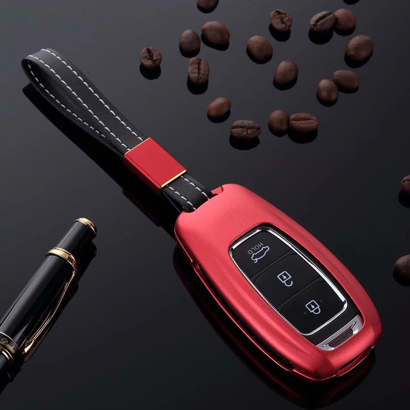 Высококачественный автомобильный чехол для ключей из алюминиевого сплава Hyundai