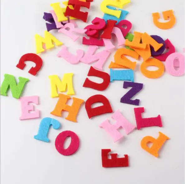 random color 50 pcs 50 шт./лот, войлок, материал для рукоделия, Нетканый полиэстер, ткань для украшения в детском саду, TJ06186 - Цвет: random color 50 pcs