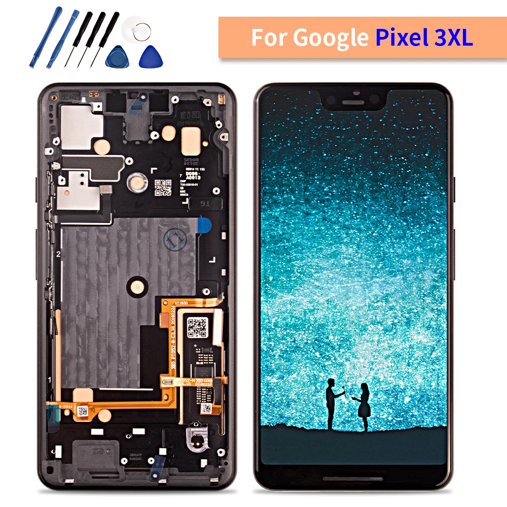 Новый для Google Pixel 3XL ЖК дисплей кодирующий преобразователь сенсорного экрана в