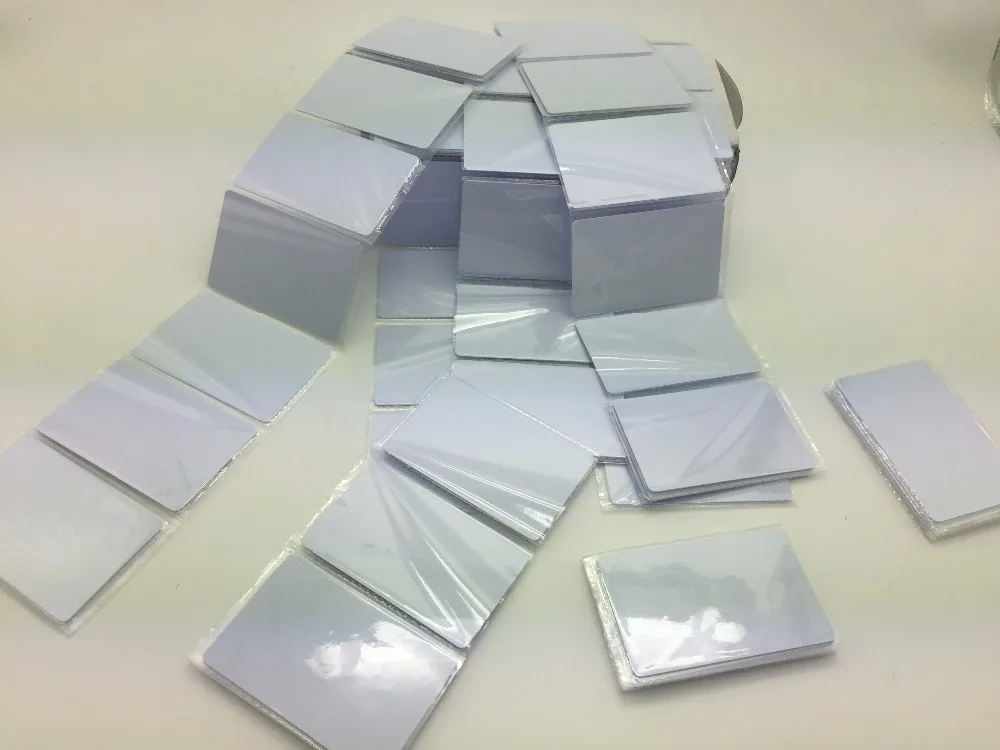 200 шт. RFID смарт карта 125 кГц пустые пластиковые карты с чипом TK4100 для контроля