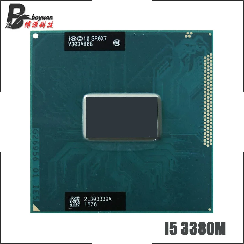 Процессор Intel Core i5 3380M SR0X7 2 9 ГГц двухъядерный четырехъядерный процессор 3 м 35 Вт G2 /